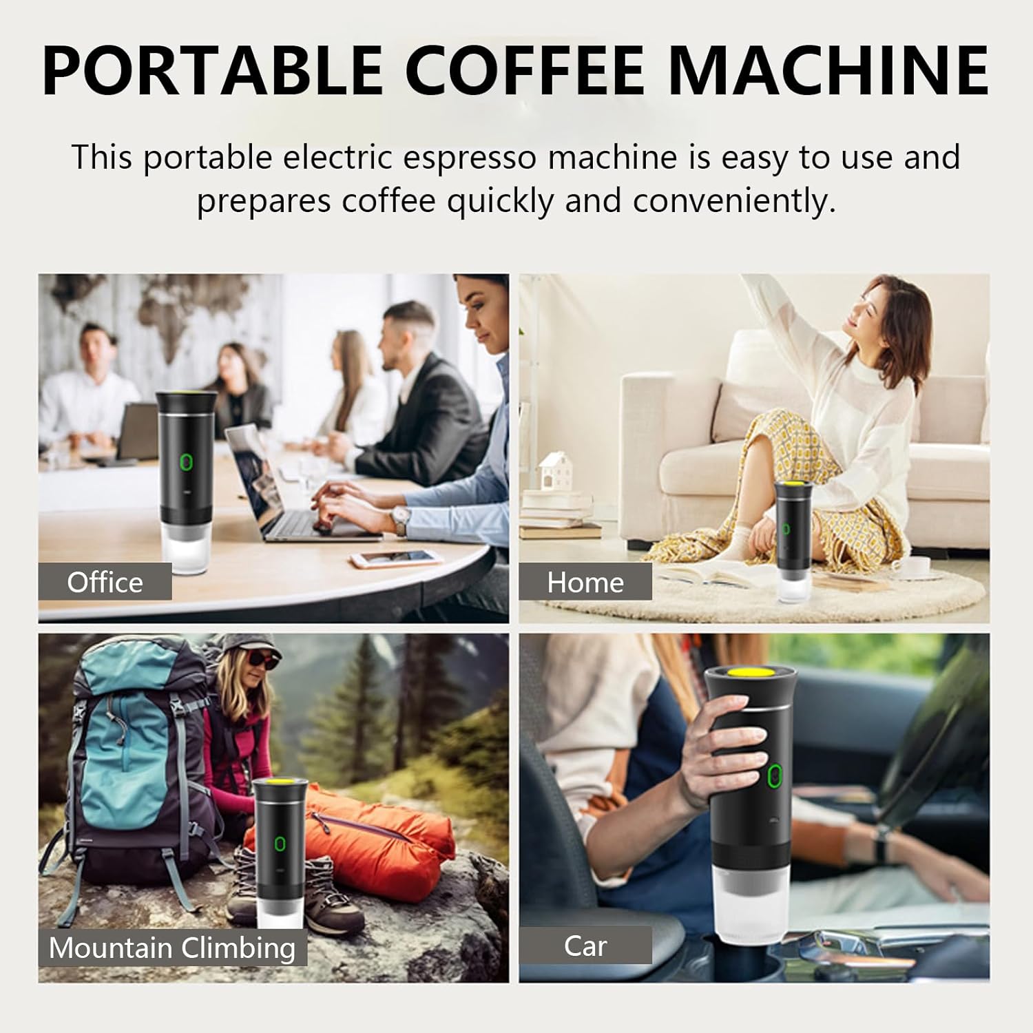 BowLift | Portable 3-in-1 Espresso Coffee Maker with Rechargeable Battery – Raverno