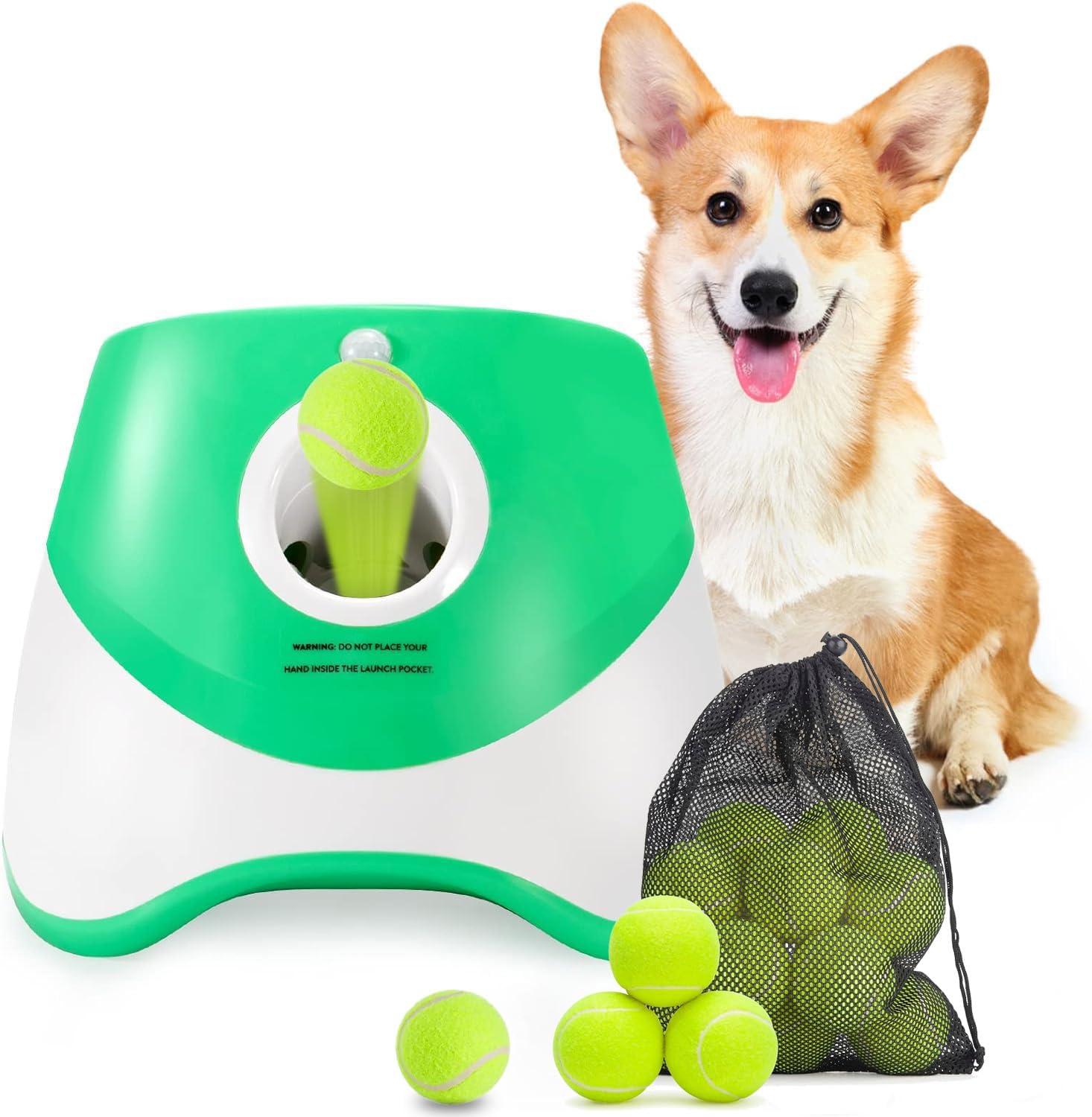 BowLift | Automatic Dog Ball Launcher – 3 Distance Settings for Endless Fetch Fun