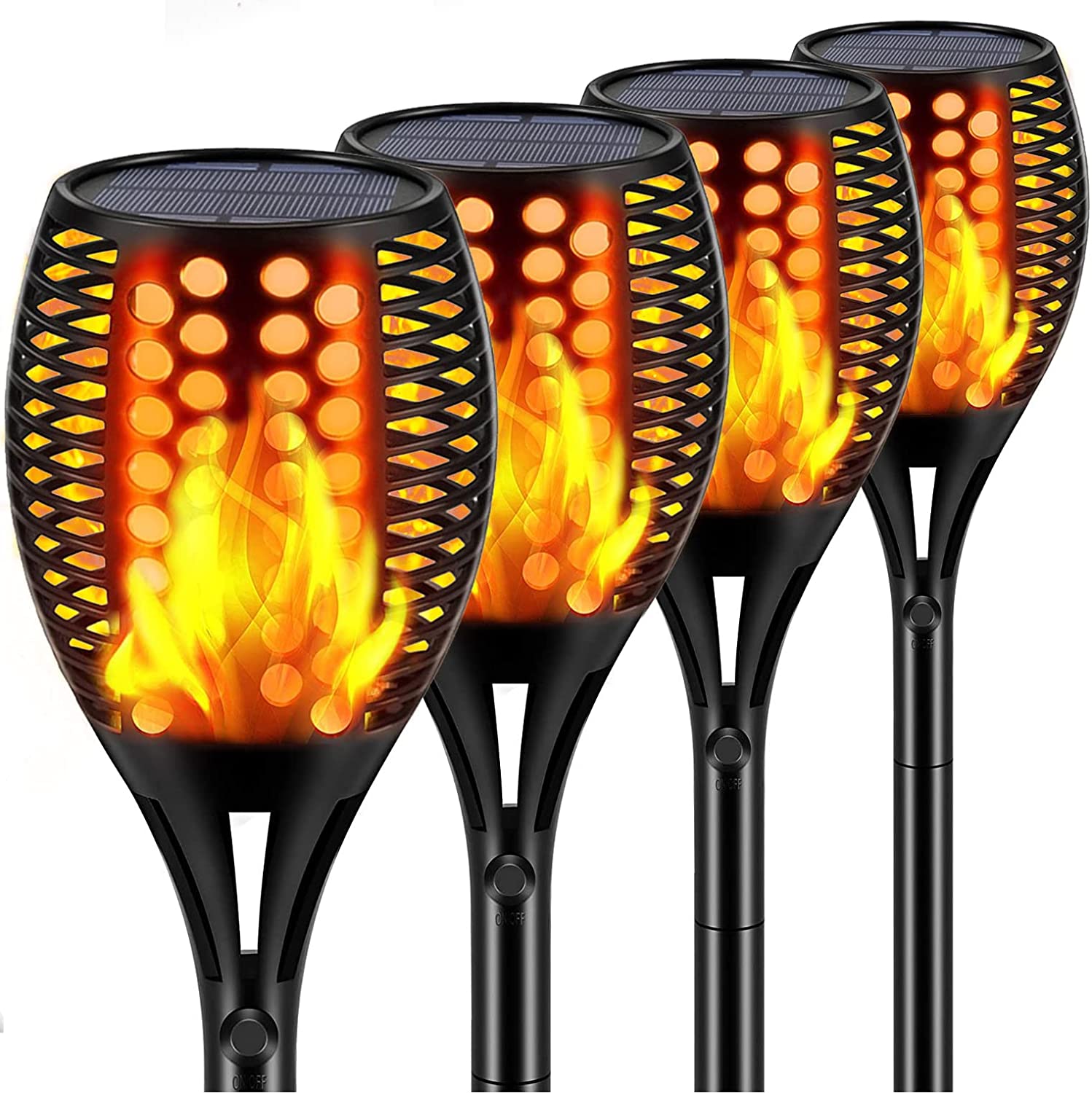 BowLift | Solar-Tiki-Torches | Solar-Torch Light with Flickering Flame