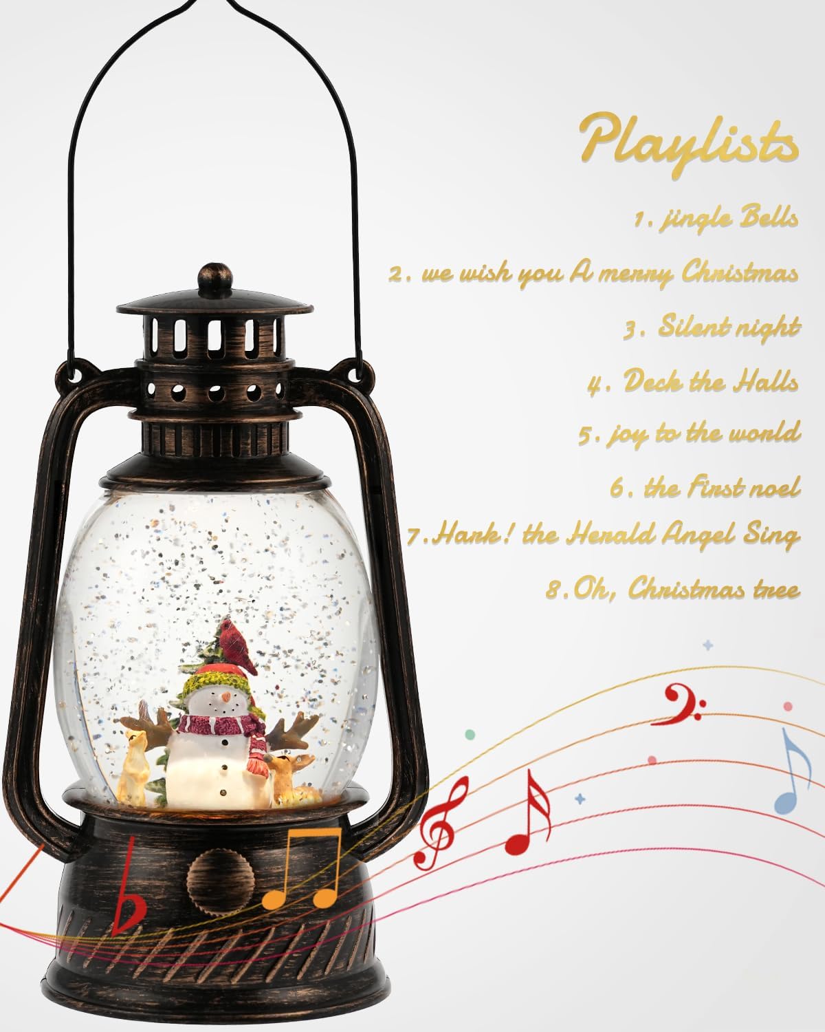 BowLift | Autumn Gloss Decorative Lamp with Pumpkins – Warm LED Light and 6-Hour Timer