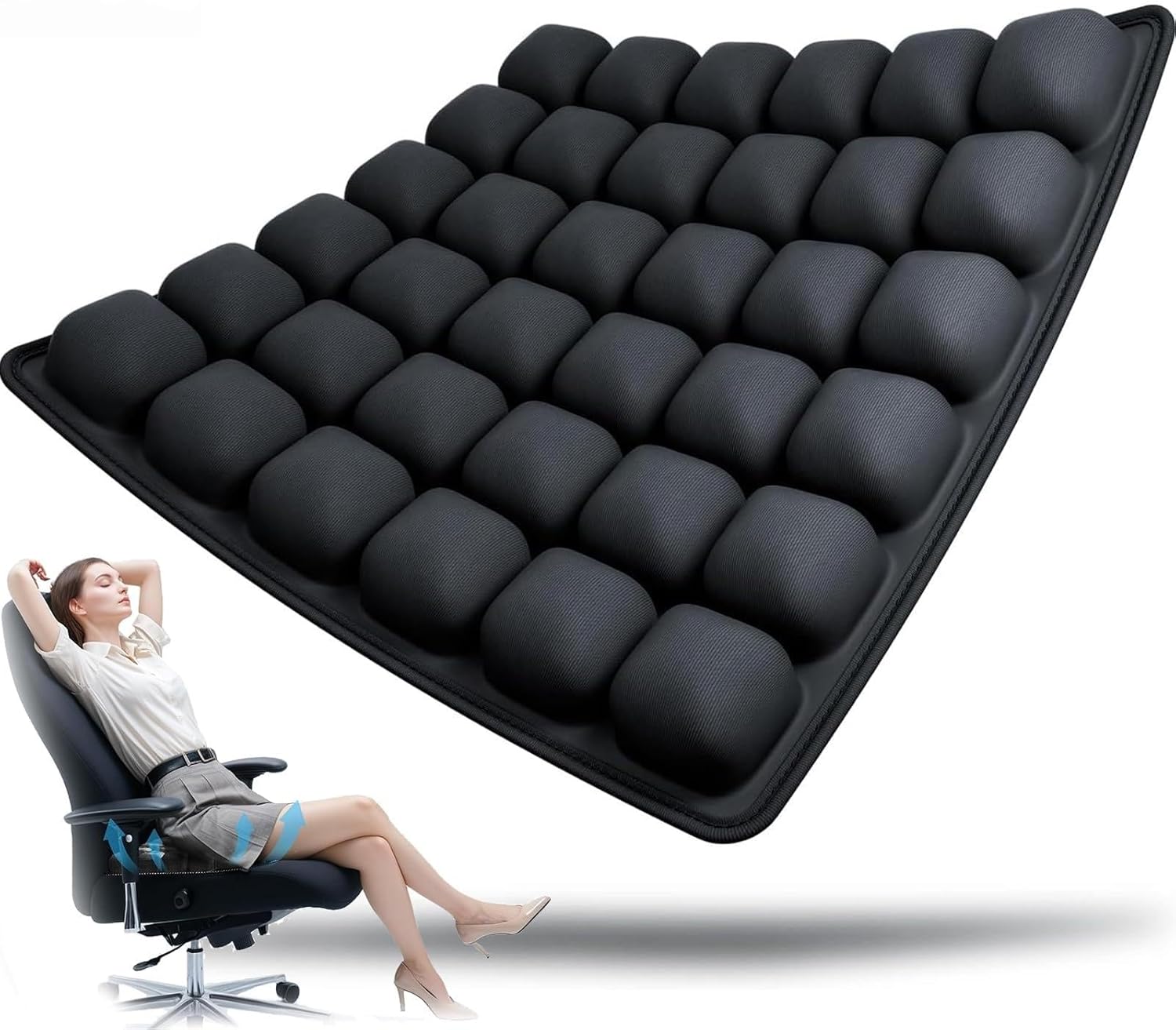 BowLift | Inflatable Travel Seat Cushion with Ergonomic Pressure Relief – AirComfort