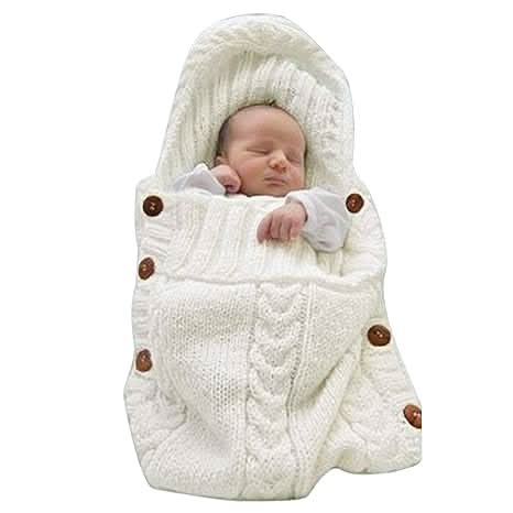 BowLift | Hugnest Baby Wrap – Cozy Newborn Sleeping Bag with Hood in Beige