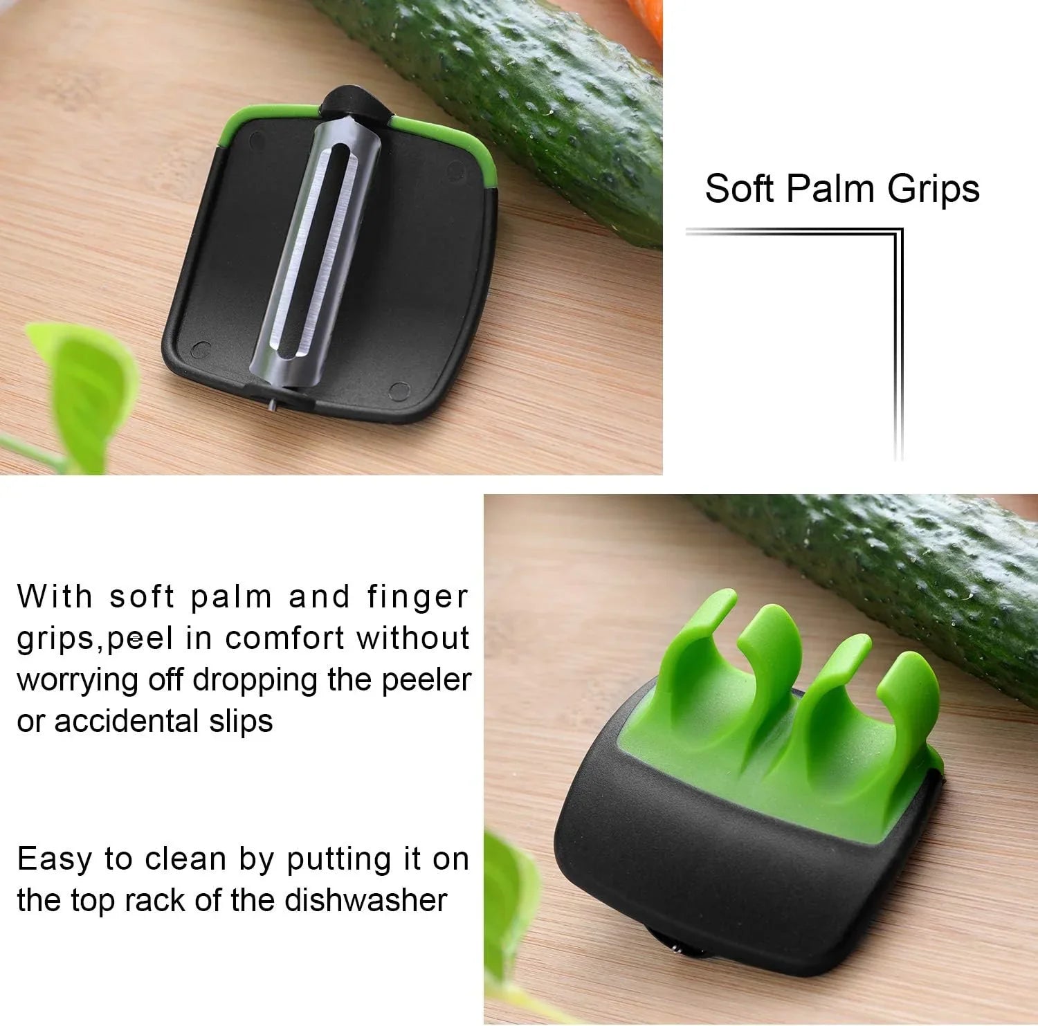 BowLift | 4-piece finger vegetable peeler set