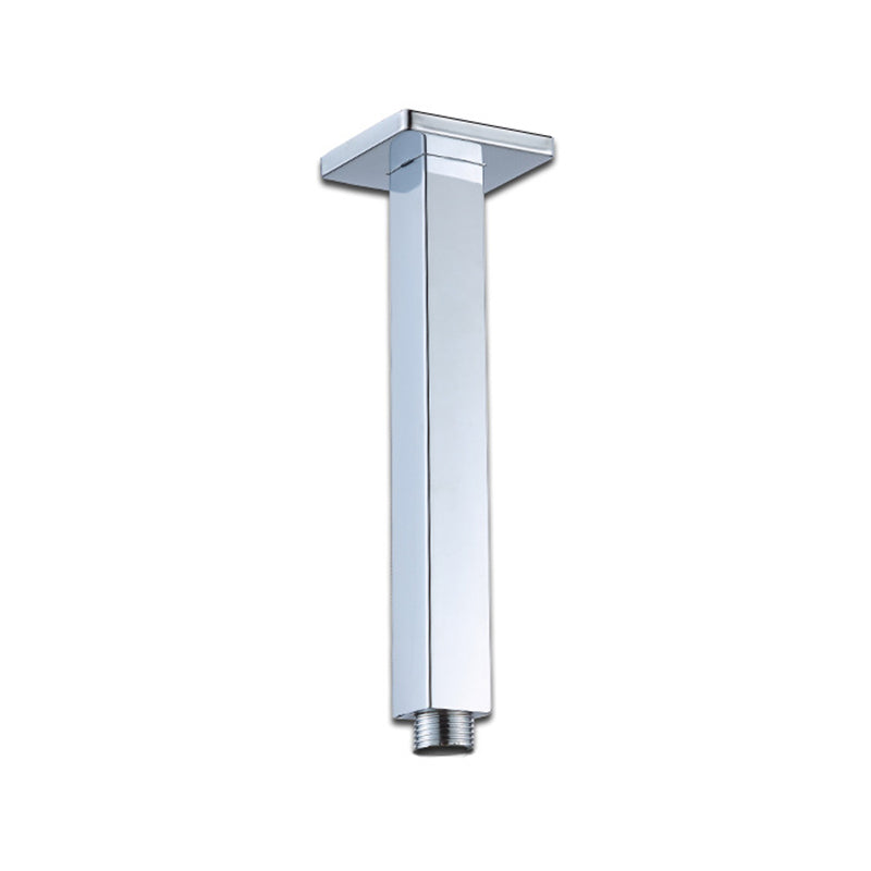 BowLift | Black Square Fixed Shower Head Modern Style Wall Mounted Shower Head