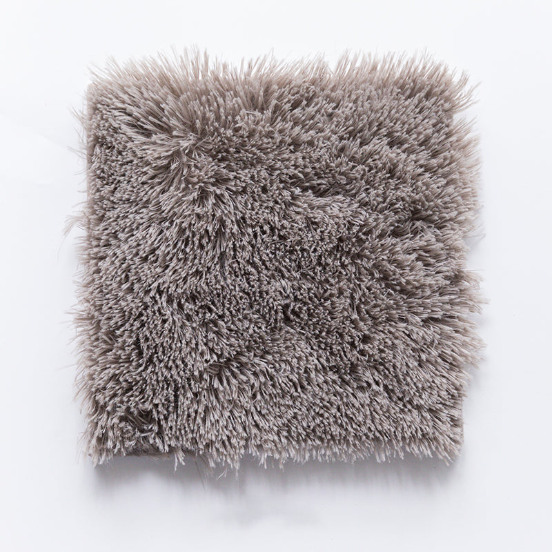 BowLift | Bedroom Carpet Tiles Solid Square Shag Stain Resistant Carpet Tiles