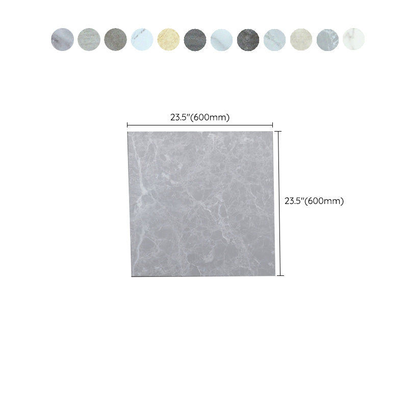BowLift | Vinyl flooring marble print Peel and Stick square PVC vinyl flooring