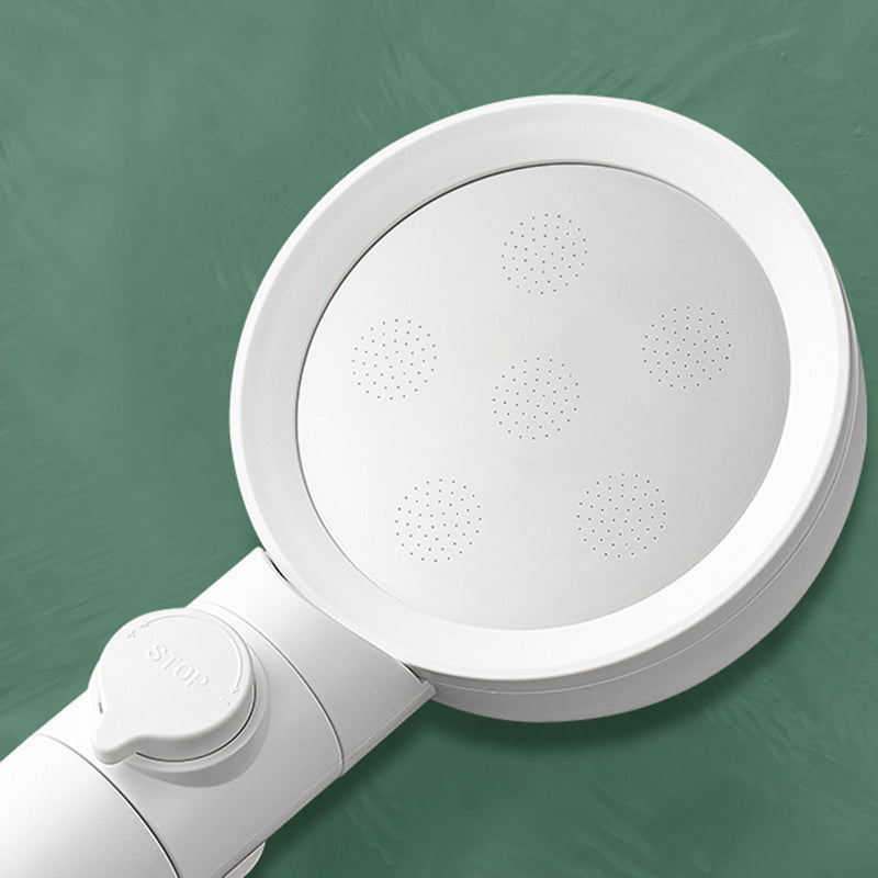 BowLift | Hand Shower Adjustable Spray Pattern White Round Shower Head