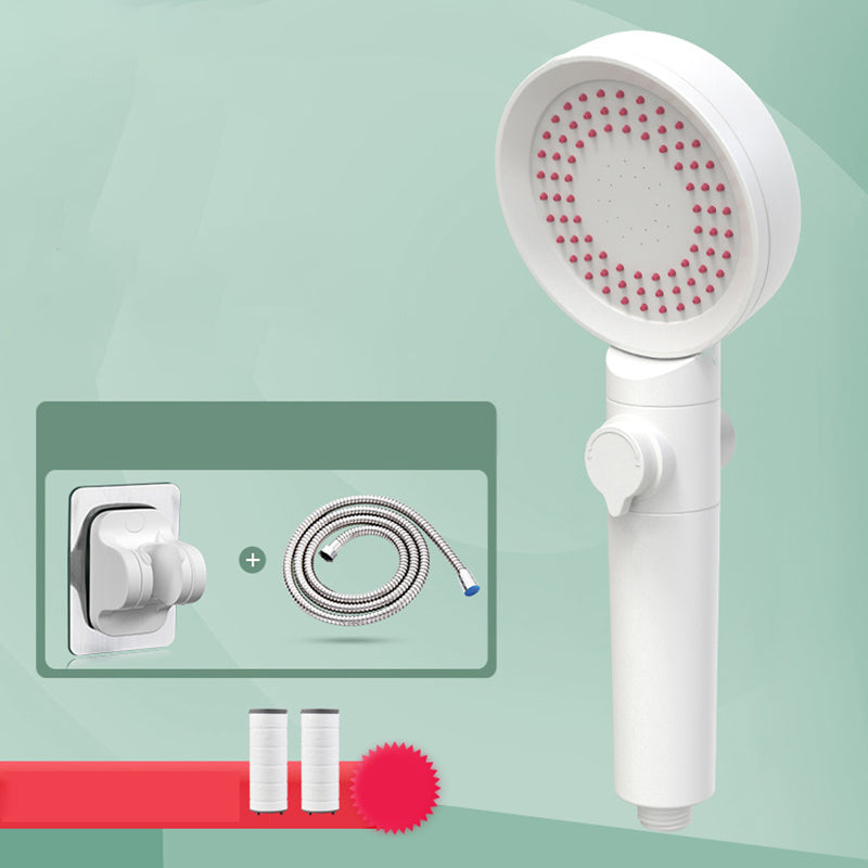 BowLift | Hand Shower Adjustable Spray Pattern White Round Shower Head