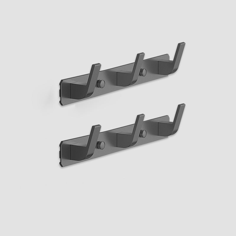 BowLift | Mattes Finish Modern Bathroom Accessories 2 - Piece Bathroom Accessory Set, Bathrobe Hooks