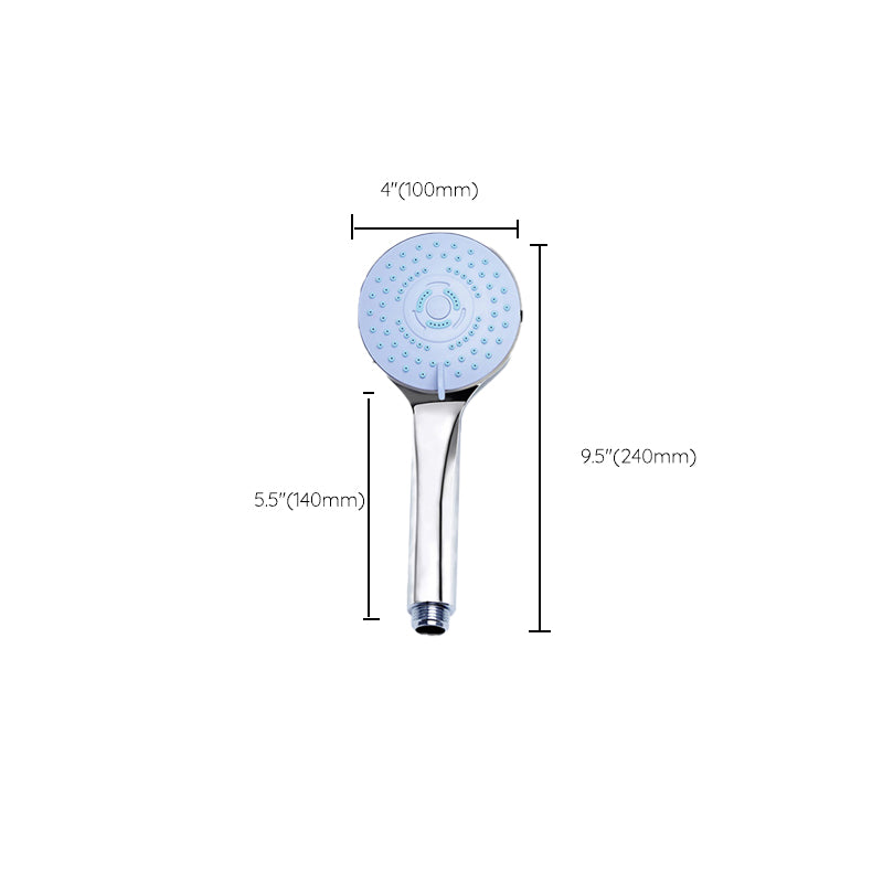 BowLift | Contemporary Handheld Shower Head Adjustable Spray Pattern Silver Shower Head