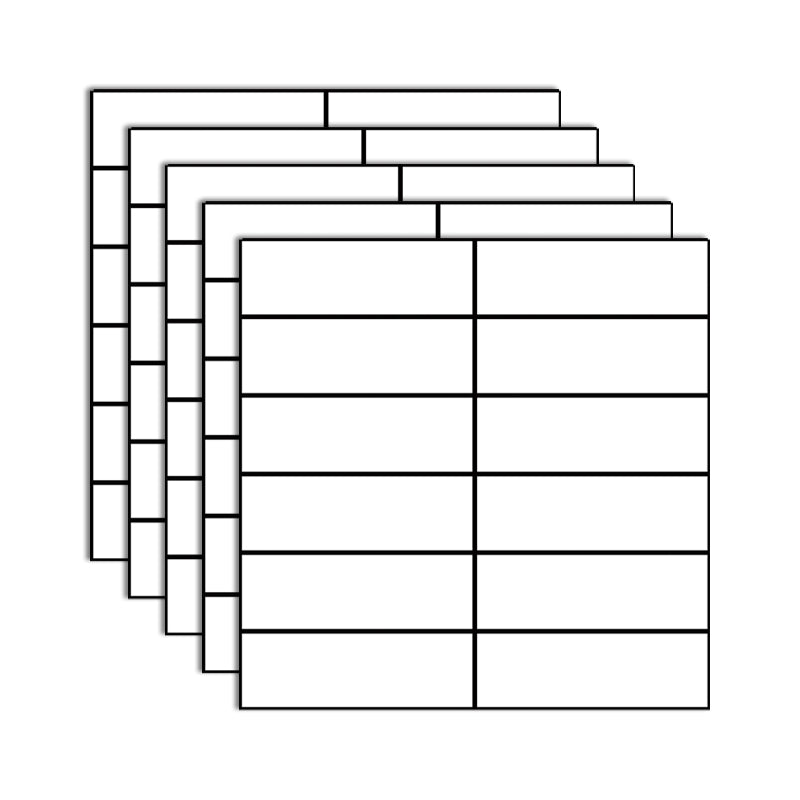 BowLift | Tile Stripping & Sticking Rectangle White Plastic Waterproof Tile Stripping & Sticking for Shower 10-Pack