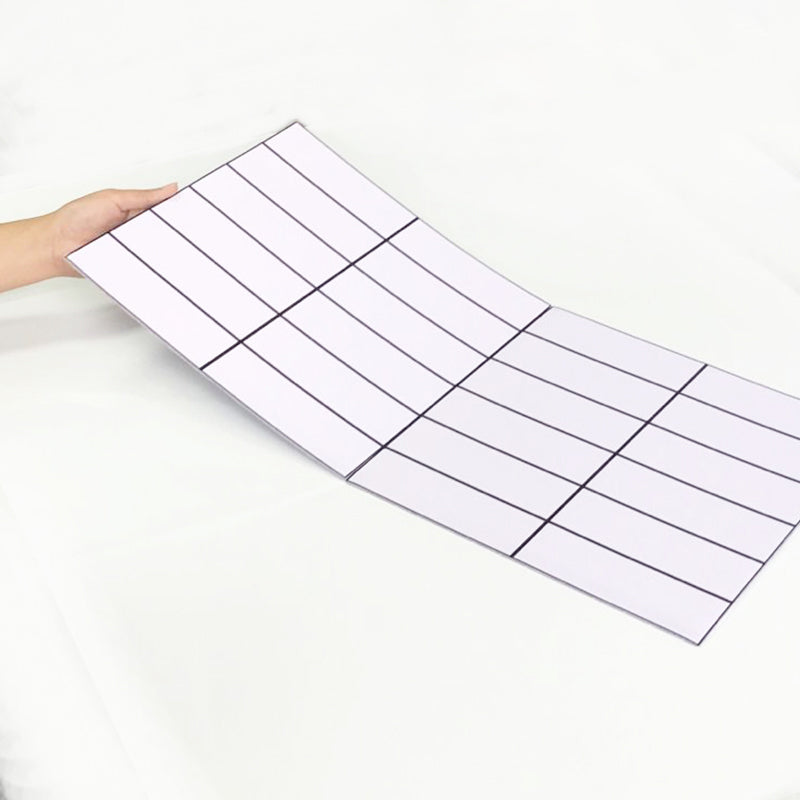 BowLift | Tile Stripping & Sticking Rectangle White Plastic Waterproof Tile Stripping & Sticking for Shower 10-Pack