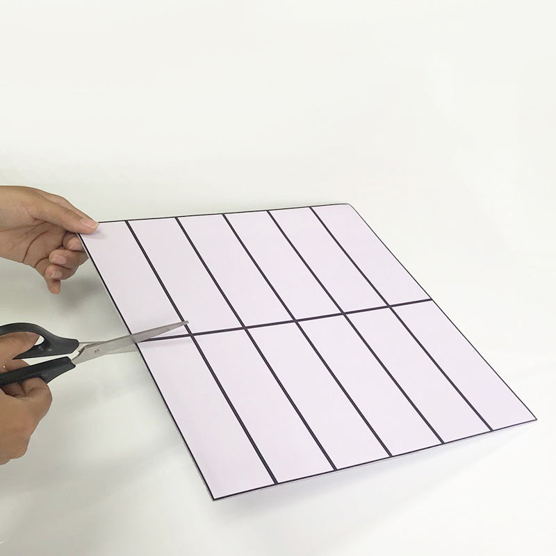 BowLift | Tile Stripping & Sticking Rectangle White Plastic Waterproof Tile Stripping & Sticking for Shower 10-Pack