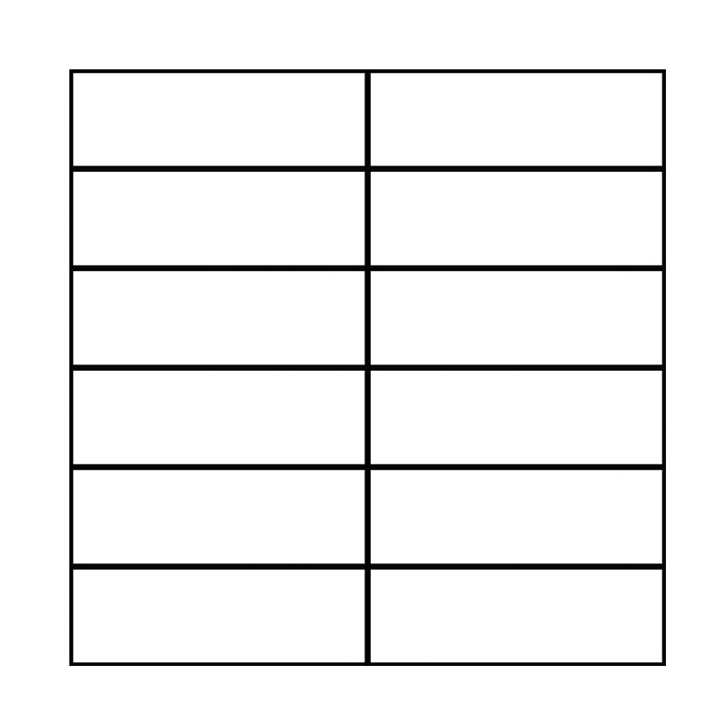 BowLift | Tile Stripping & Sticking Rectangle White Plastic Waterproof Tile Stripping & Sticking for Shower 10-Pack