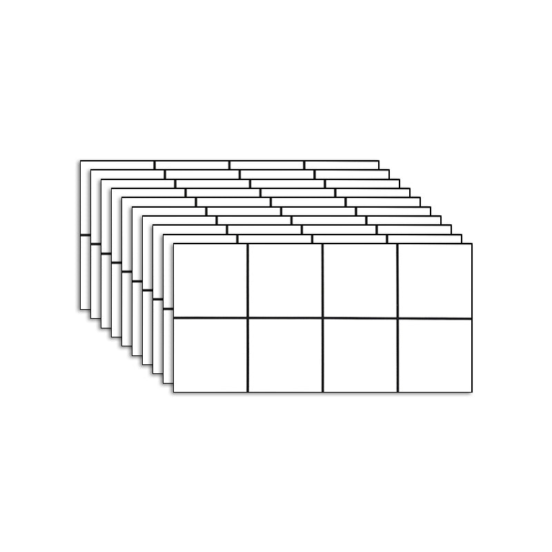 BowLift | Waterproof removable field tile wallpaper and adhesive wall tile in rectangular shape