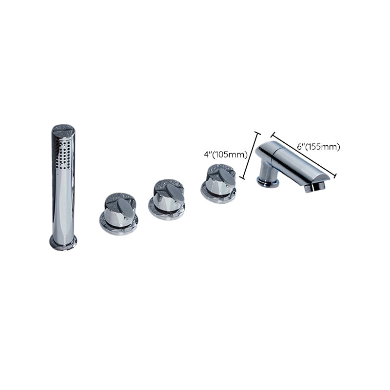 BowLift | Contemporary Style Bathroom Faucet Metal Deck Mounted Bathroom Faucet