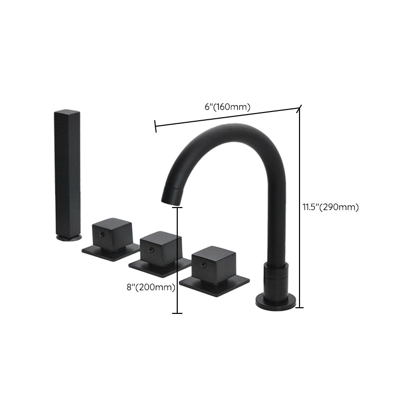 BowLift | Contemporary Style Bathroom Faucet Metal Deck Mounted Bathroom Faucet