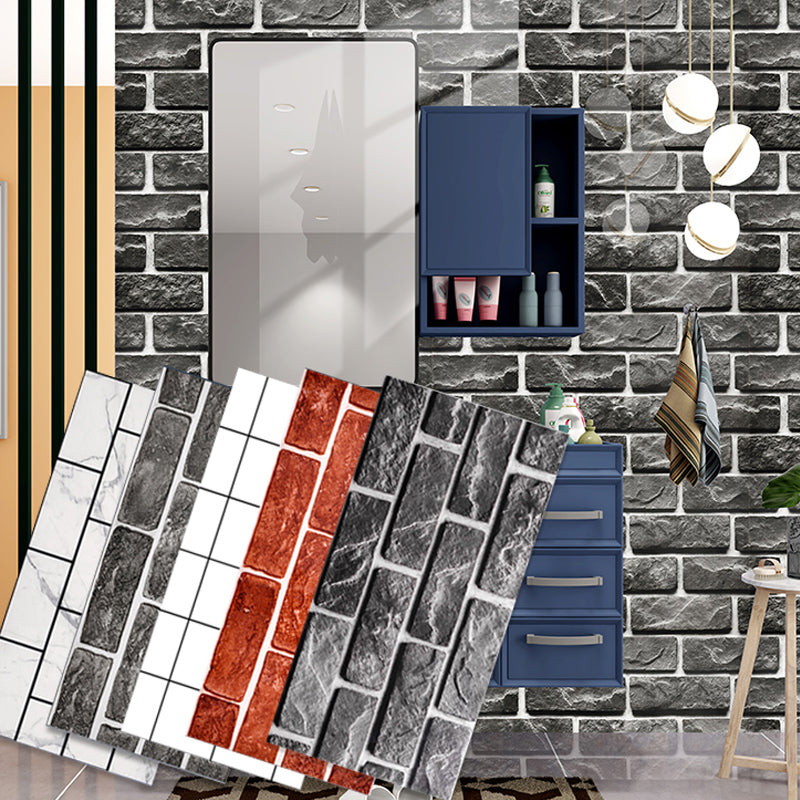 BowLift | Brick Joint Peel & Stick Tile 30 cm x 60 cm Rectangular PVC Wallpaper