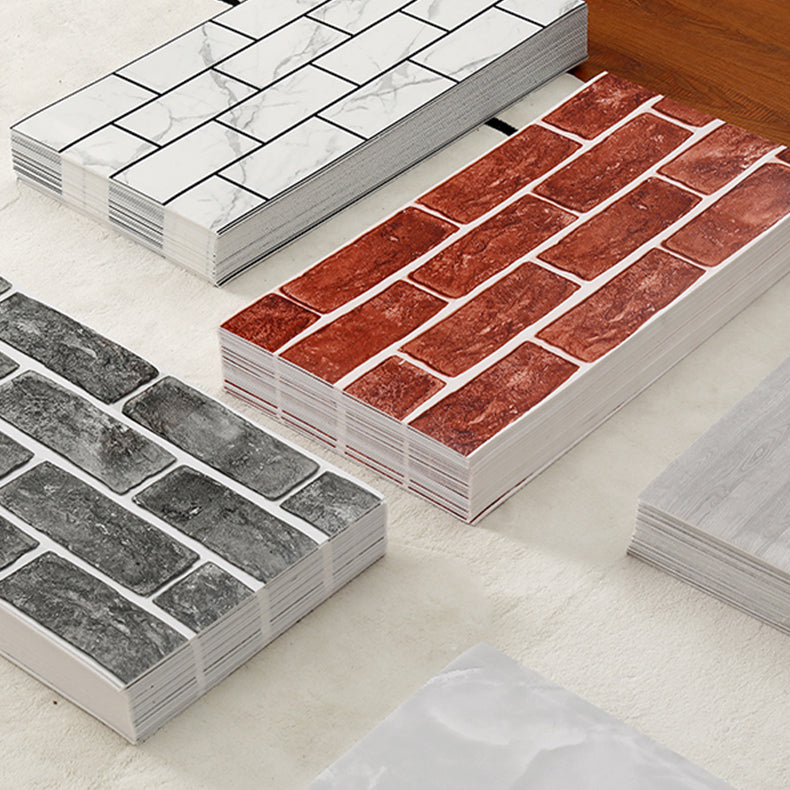 BowLift | Brick Joint Peel & Stick Tile 30 cm x 60 cm Rectangular PVC Wallpaper