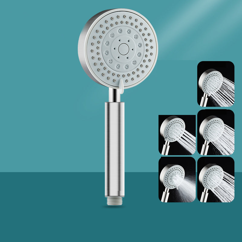 BowLift | Round self-cleaning handheld shower adjustable spray pattern stainless steel hand shower