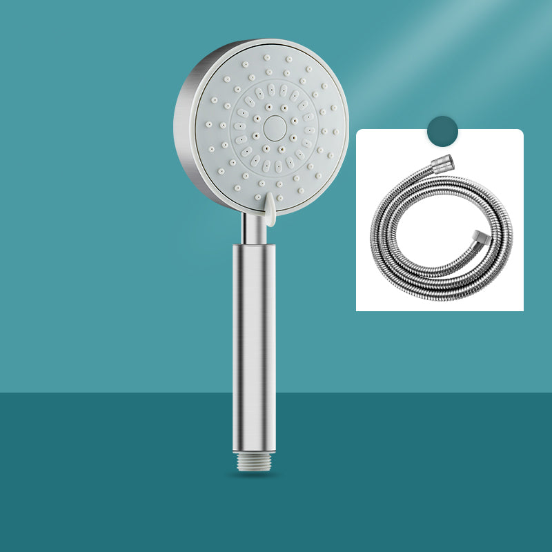 BowLift | Round self-cleaning handheld shower adjustable spray pattern stainless steel hand shower