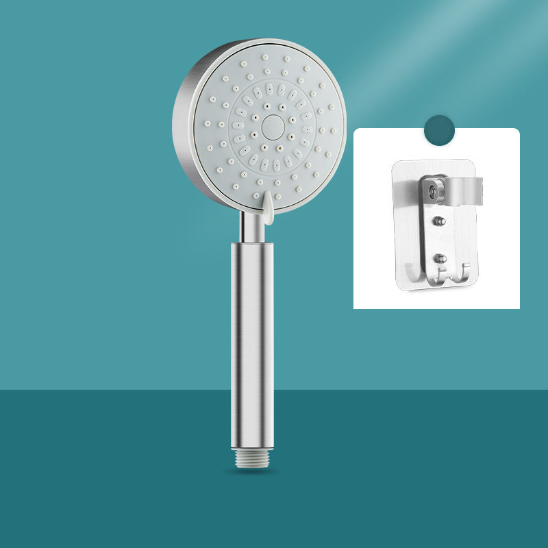 BowLift | Round self-cleaning handheld shower adjustable spray pattern stainless steel hand shower