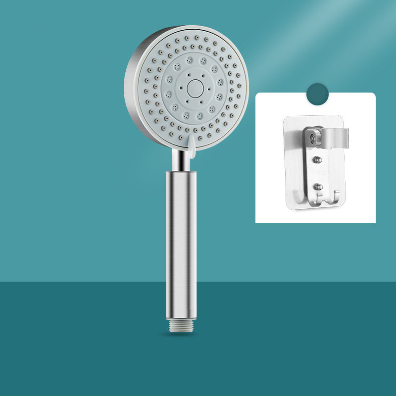BowLift | Round self-cleaning handheld shower adjustable spray pattern stainless steel hand shower