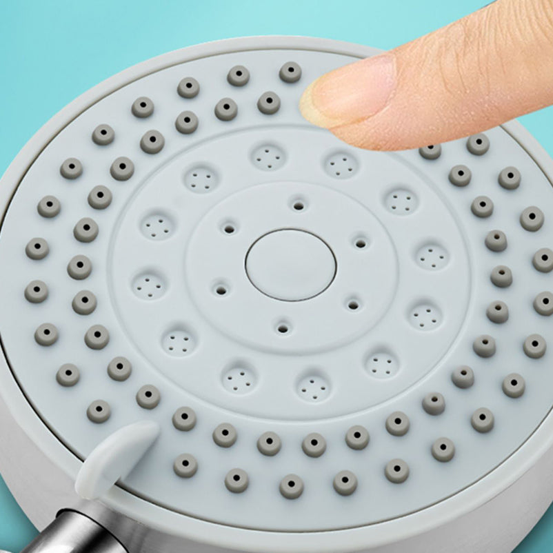 BowLift | Round self-cleaning handheld shower adjustable spray pattern stainless steel hand shower
