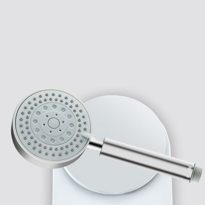 BowLift | Round self-cleaning hand shower adjustable spray pattern stainless steel hand shower