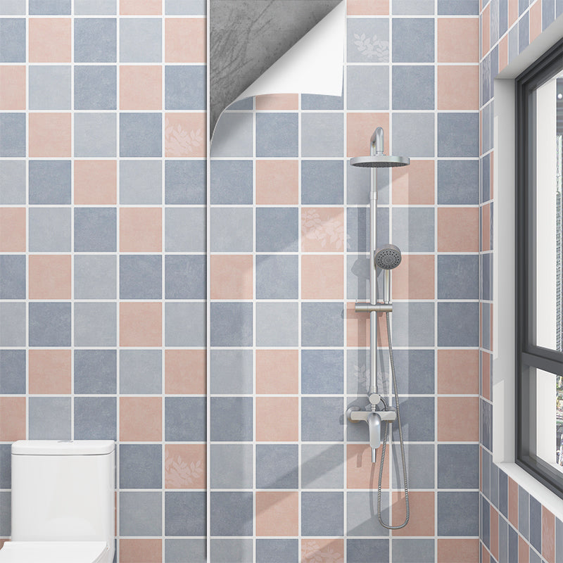 BowLift | Grid Mosaic Peel & Stick Tiles Scratch-resistant Wallpaper for Bathroom Back Wall