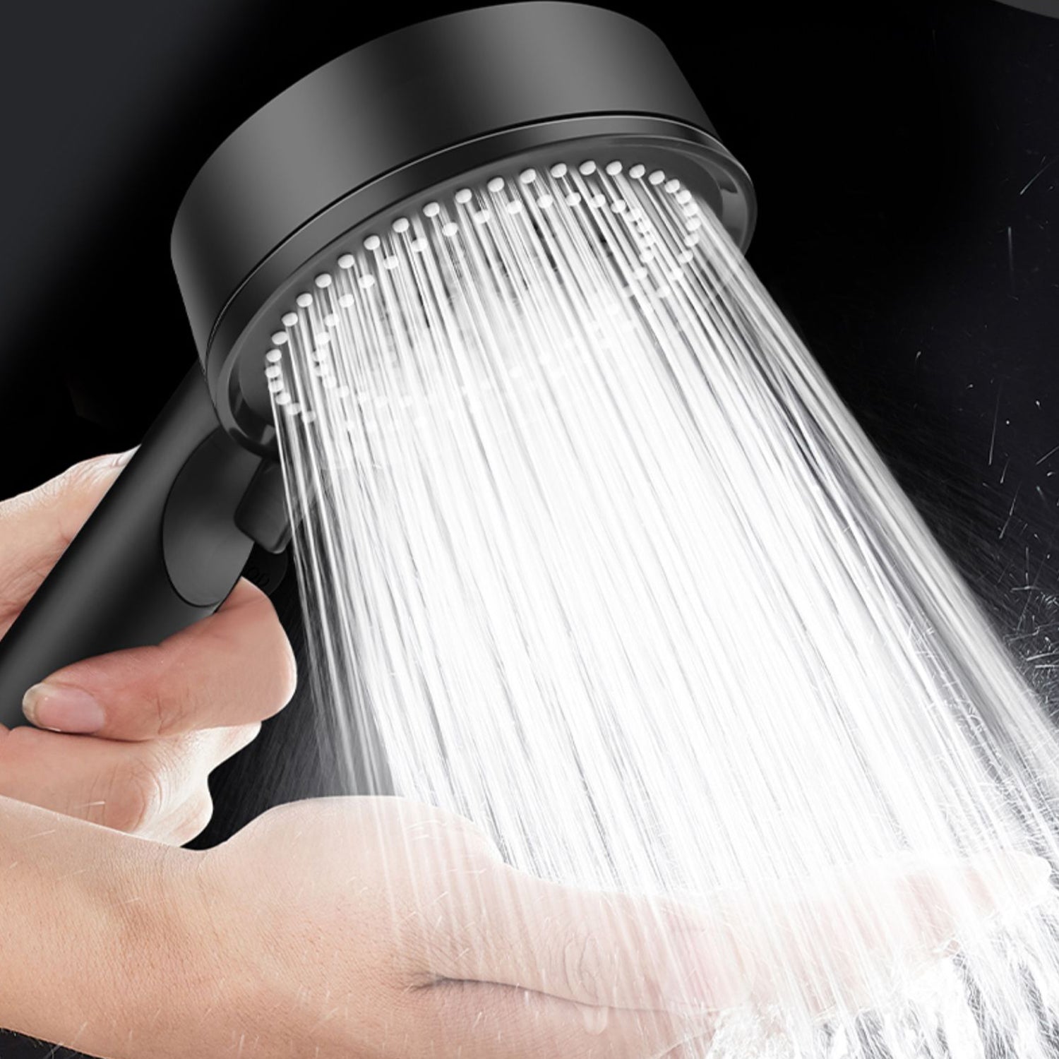 BowLift | Round Hand Shower Adjustable Spray Pattern Wall Mounted Shower Head
