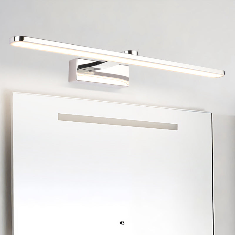 BowLift | Extended Acrylic Vanity Lighting Simple Style 16"/17"/23" L LED White Finish Wall Light Wall Lamp for Bathroom in Warm/White Light