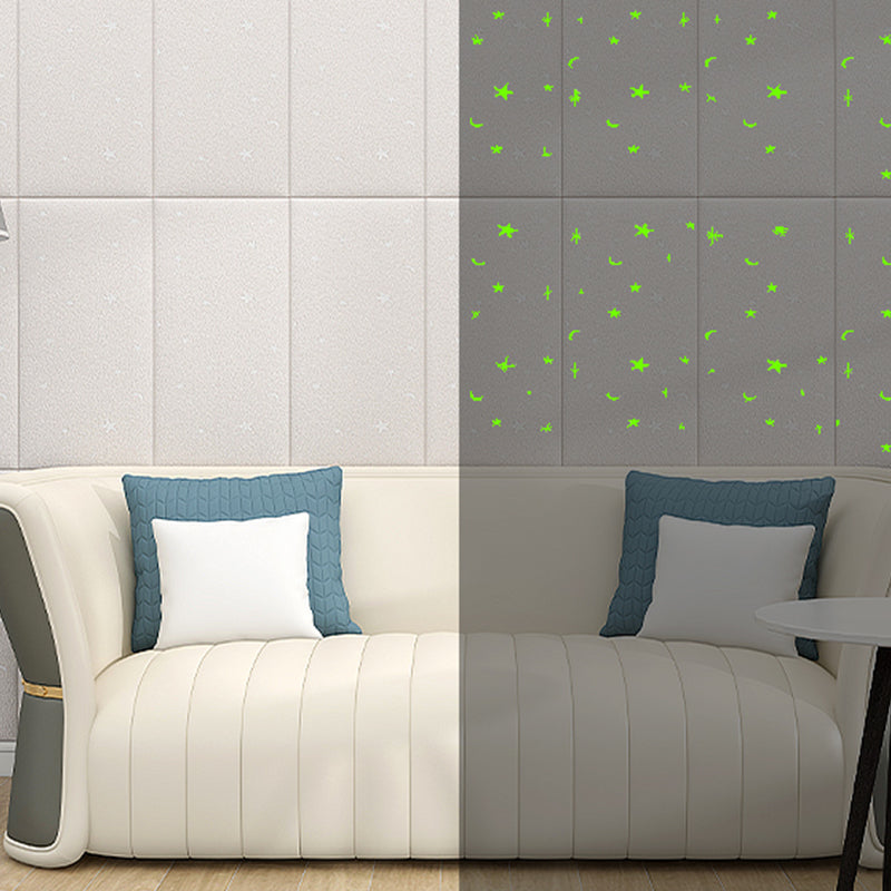 BowLift | Fluffy Soft Bag Panel Smooth Wall Interior Modern Board Set of 1