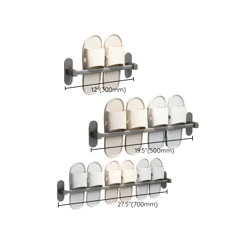 BowLift | Gray Bathroom Accessory Set Modern 1/2 - Piece Bathroom Shelf Rustproof