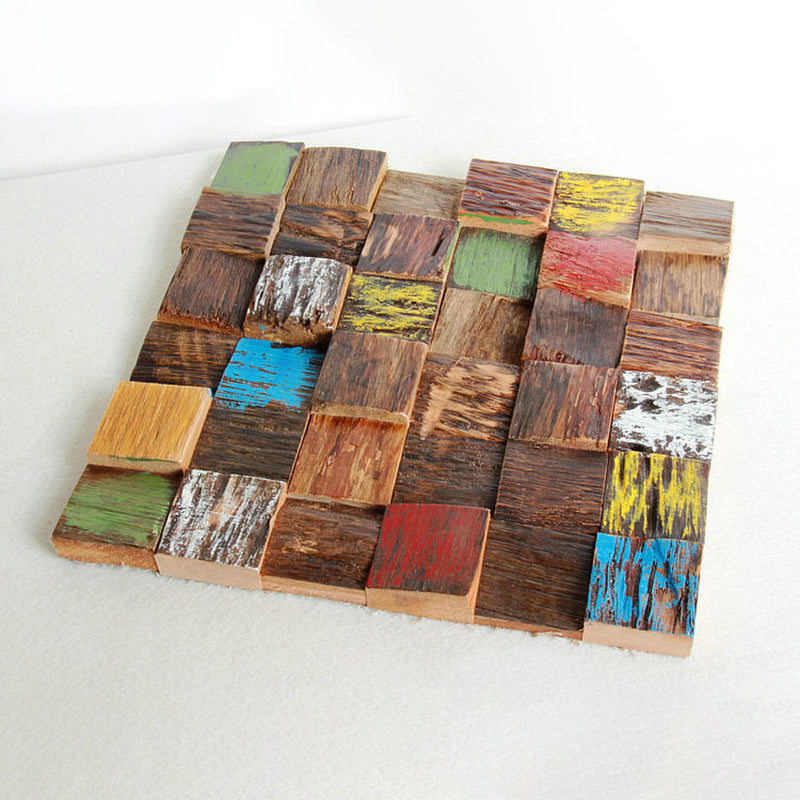 BowLift | Wall cladding wood shiplap mosaic modern interior wall cladding