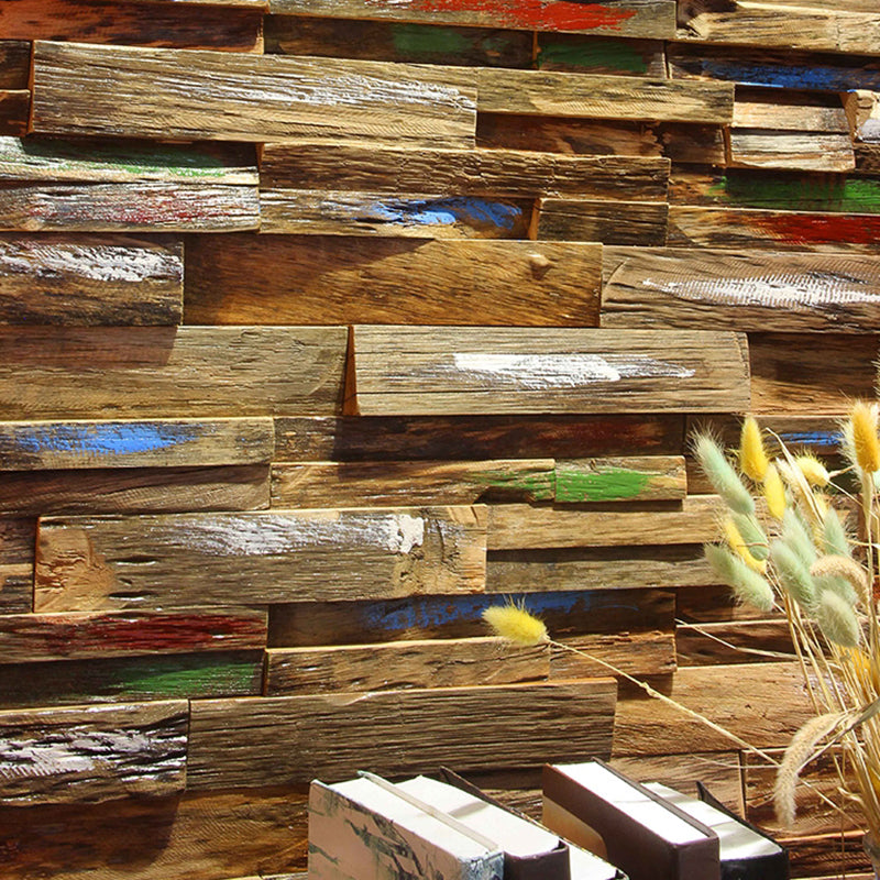 BowLift | Wall cladding wood shiplap mosaic modern interior wall cladding