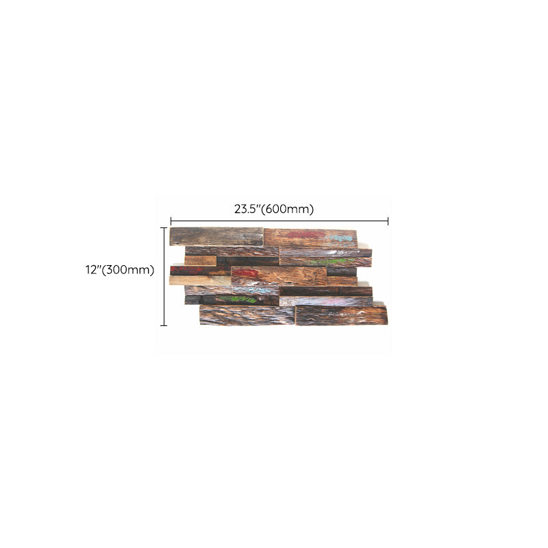 BowLift | Wall cladding wood shiplap mosaic modern interior wall cladding