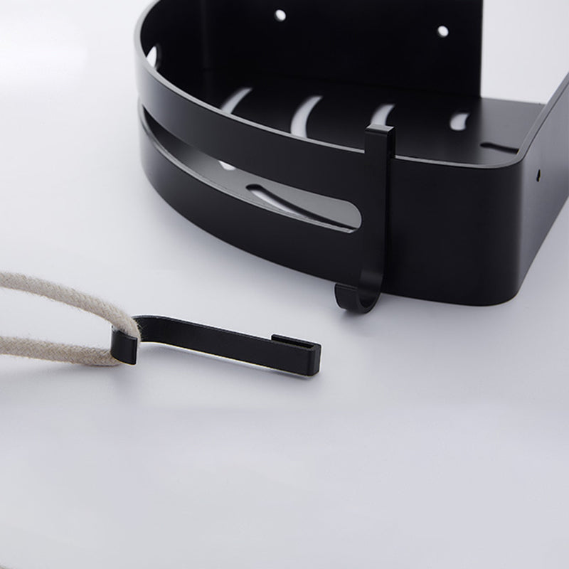 BowLift | Black Bathroom Set Modern 1/2/3 - Piece Anti-Rust Bathroom Rack