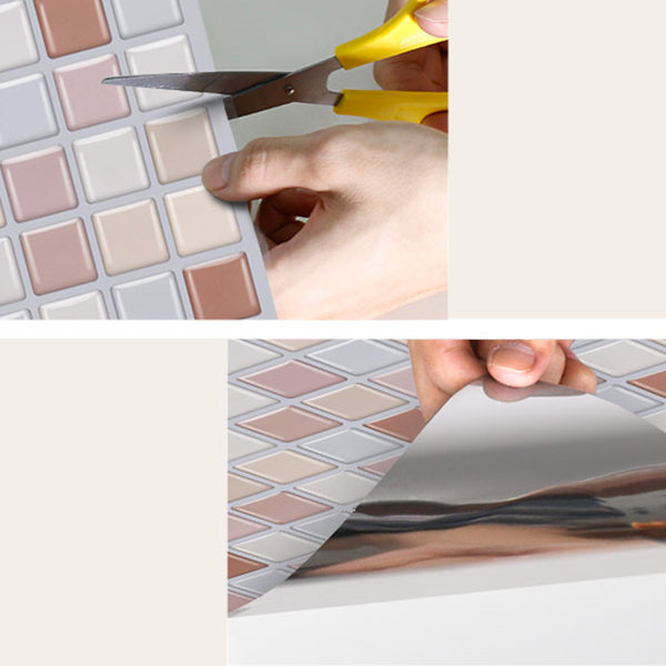 BowLift | Peel and Stick PVC Tile Kitchen Waterproof Mosaic Backsplash Wall Tile