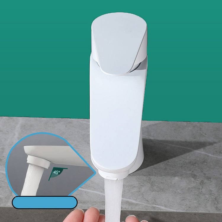 BowLift | Round Vessel Faucet Lever Handle Stainless Steel Bathroom Faucet with Water Hose