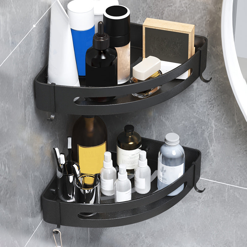 BowLift | Black/Silver Bath Set Modern 1/2/3-Piece Anti-Rust Bath Rack