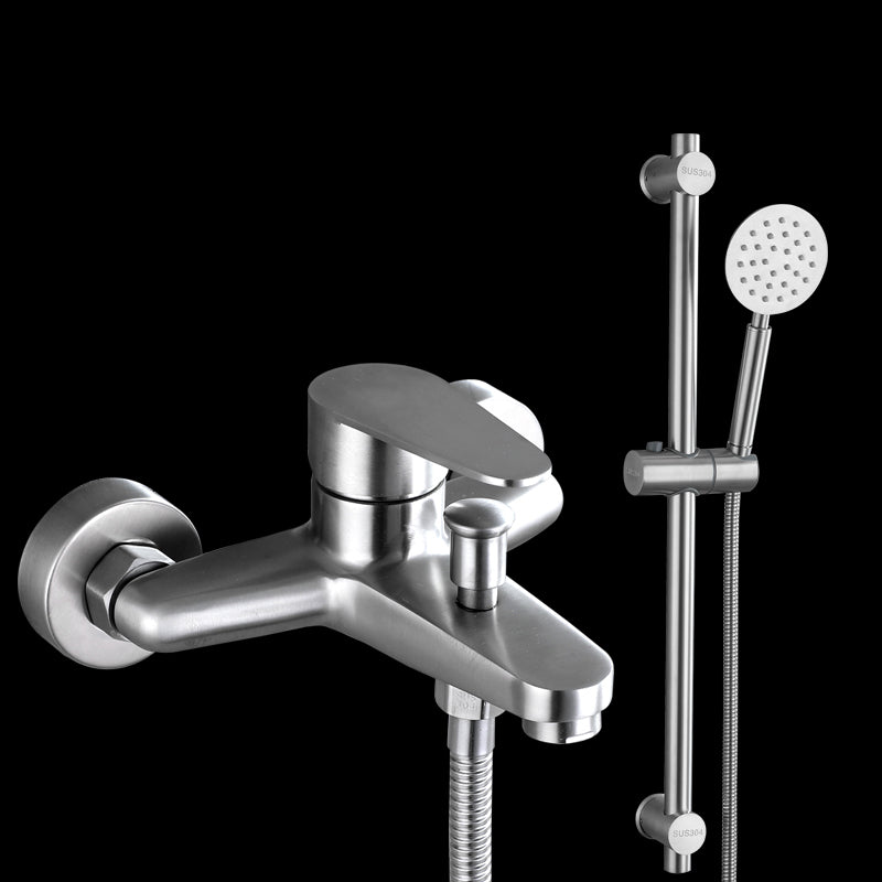 BowLift | Contemporary Bathtub Filling Trim 304 Stainless Steel Wall Mounted Bathtub Faucet