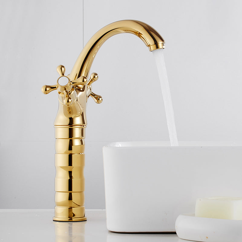 BowLift | Vintage Wide Spread Bathroom Faucet Industrial Lever Sink Faucet