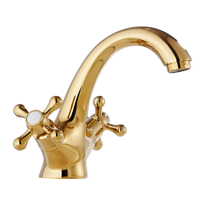 BowLift | Vintage Wide Spread Bathroom Faucet Industrial Lever Sink Faucet