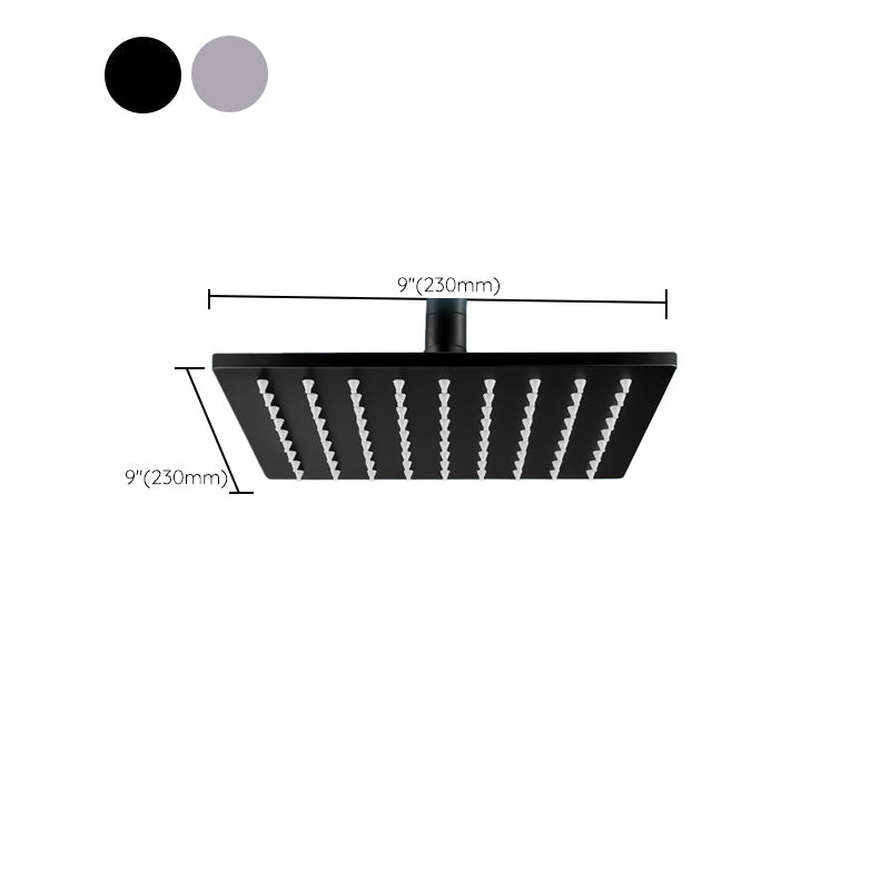 BowLift | Contemporary square shower head combination with hand shower