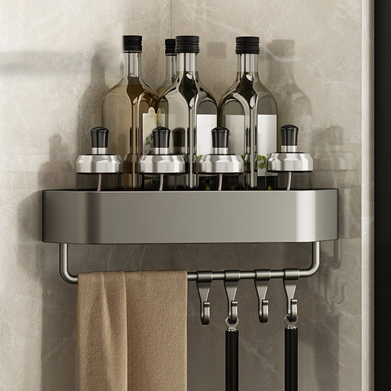 BowLift | Adhesive Holder Metal Bathroom Accessory Single Piece or in Set with Shelf