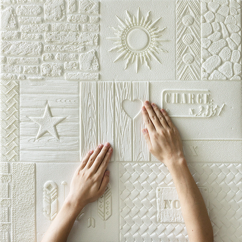BowLift | Peel and Stick Wall Ceiling 3D Embossed Wall Covering with Waterproof