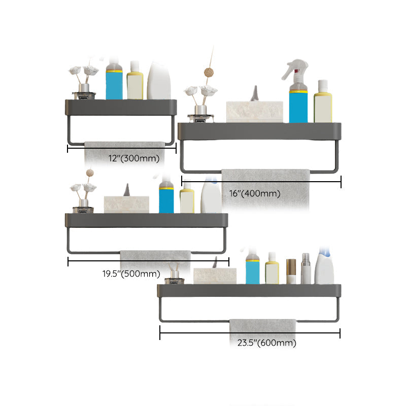 BowLift | Minimalist Matt Metal Bathroom Accessory Set Modern Bathroom Shelf