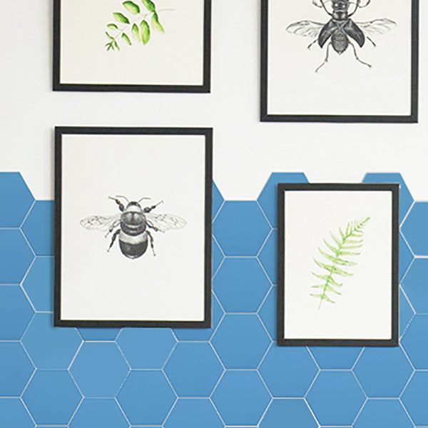 BowLift | Peel and Stick Tiles Hexagonal Peel and Stick Back Wall 20 Pack