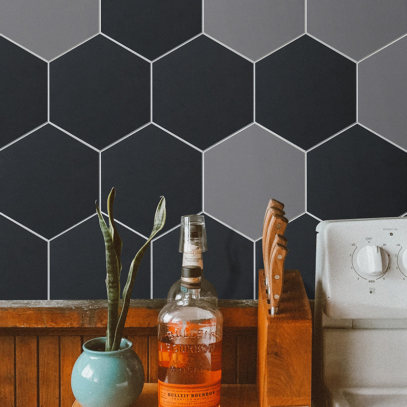 BowLift | Peel and Stick Tiles Hexagonal Peel and Stick Back Wall 20 Pack